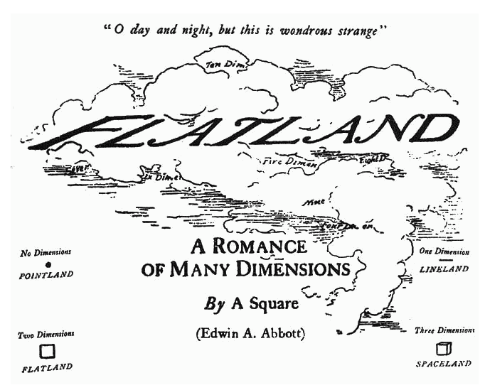Fig. 20: Edwin Abbott Abbott, Flatland: a Romance of Many Dimensions, 1884. Frontispice.