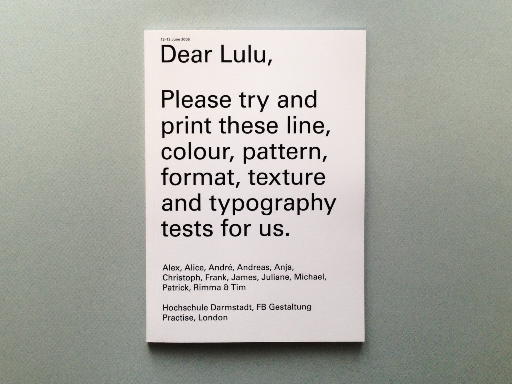 Dear Lulu, AA. VV., 2008